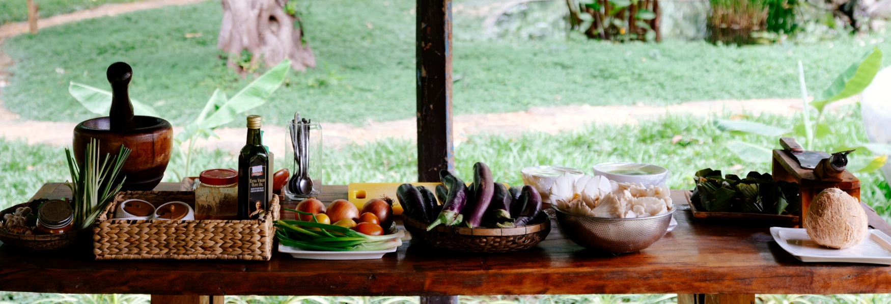 캄보디아 쿠킹 클래스 식재료