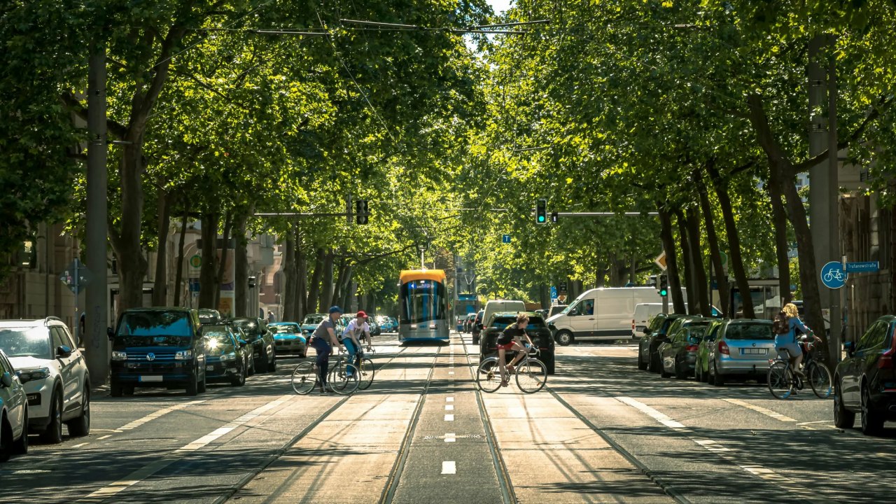 유럽 독일 라이프치히 도시 전경