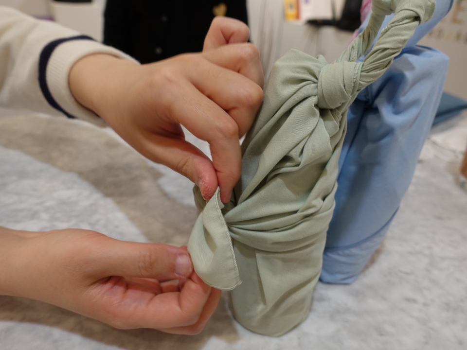 [블레싱보] 보자기 업사이클링 포장법 클래스 